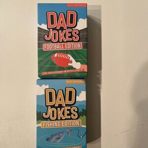 Dad Jokes Bundle Football Jokes + Fishing Jokes (new - m/x)